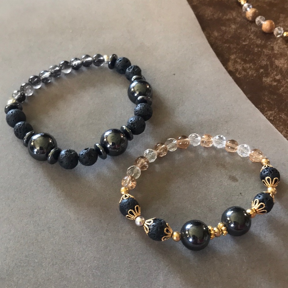 Aromatherapy bracelets SET OF 2.